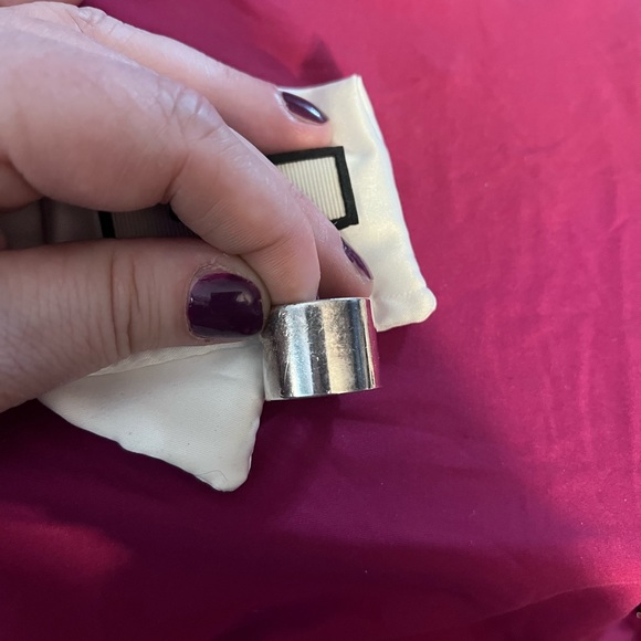 GUCCI 925 - real - AUTH silver G band logo ring - VINTAGE with dust bag - Picture 5 of 7